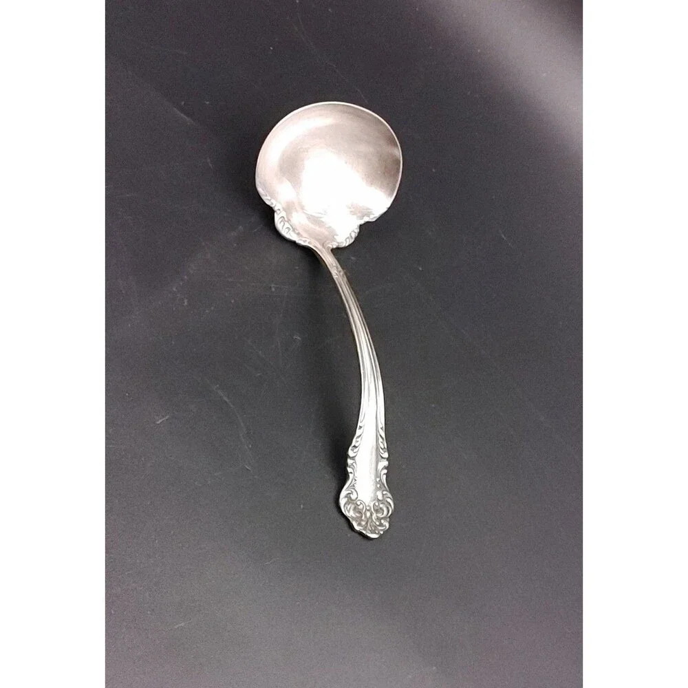 Vintage Community Avalon Silver plate Gravy Ladle Sauce Serve Utensil Silverware